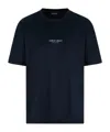 Giorgio Armani Logo Short-sleeved T-shirt In Black