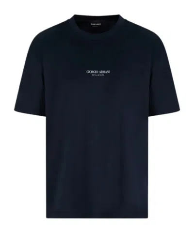 GIORGIO ARMANI GIORGIO ARMANI CREWNECK SHORT-SLEEVED T-SHIRT