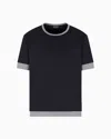 Giorgio Armani T-shirt À Col Ras-du-cou En Jersey De Coton Biologique