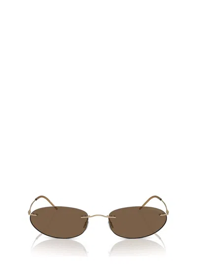 Giorgio Armani Ar1508m Matte Pale Gold Sunglasses
