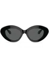 Giorgio Armani Sonnenbrille Mit Ovalem Gestell In Black