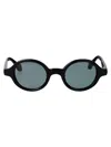 Giorgio Armani Black Acetate Sunglasses In Gray