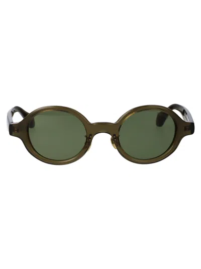 Giorgio Armani Oval Sunglasses 0 Ar8205 60612 A In 60612a Transparent Green