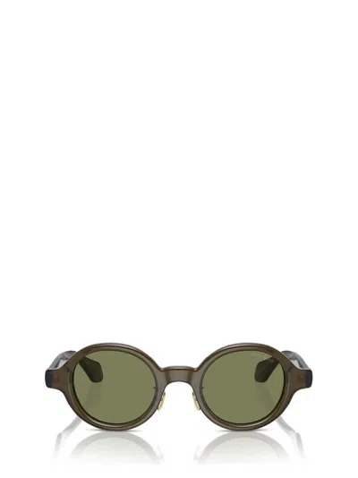 Giorgio Armani Ar8205 Transparent Green Sunglasses