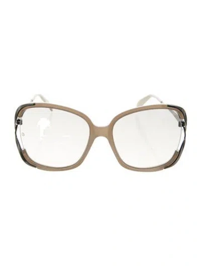 Pre-owned Giorgio Armani Oversize Gradient Sunglasses In Multi