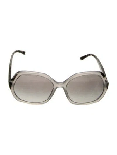 Pre-owned Giorgio Armani Oversize Gradient Sunglasses In Neutral