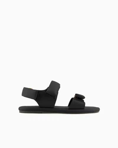 Giorgio Armani Official Store Sandals In Black