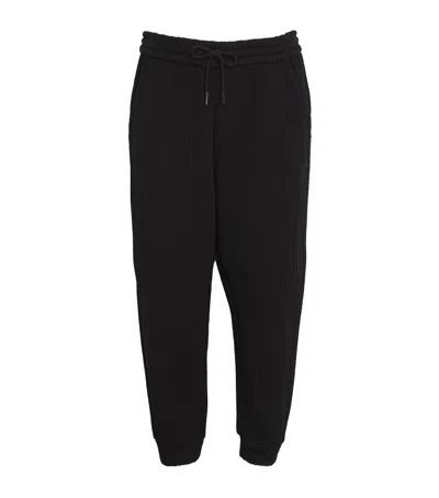 Giorgio Armani Padded Sweatpants In Black ModeSens