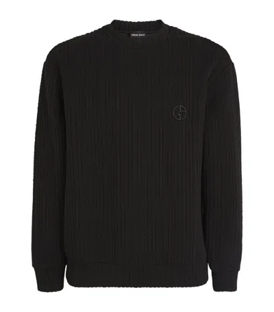 Giorgio Armani Sweatshirt Clothing In Black