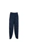 Giorgio Armani Elastic Waistband Relaxed Fit Textured Fabric Trousers