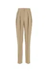 Giorgio Armani Silk Trousers With High Waist And Pockets