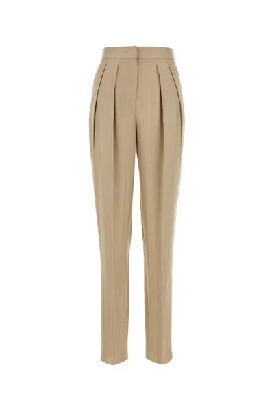 GIORGIO ARMANI GIORGIO ARMANI BEIGE SILK PANT