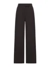 Giorgio Armani Tailored Wool Trousers In Brown