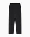 Giorgio Armani Straight-leg Trousers In Viscose Cady In Black