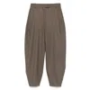 Giorgio Armani Brown Pants In Green