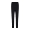 Giorgio Armani Viscose Pants Central Stitching In Black