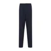 Giorgio Armani Tailored Blue Trousers With Luxurious Fabric Blend In Blue
