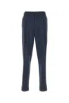 Giorgio Armani Tailored Blue Trousers With Luxurious Fabric Blend In Blue