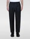 Giorgio Armani Pants In Blue Wool In Schwarz