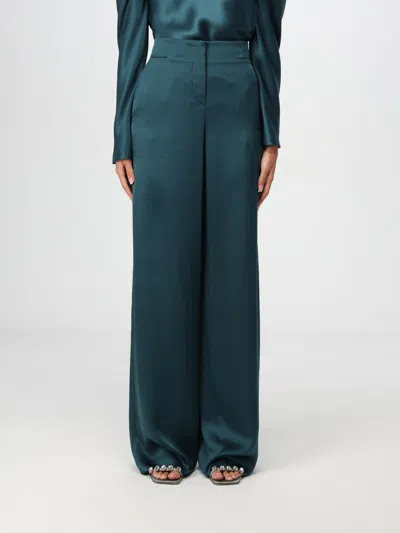 GIORGIO ARMANI PANTS GIORGIO ARMANI WOMAN COLOR GREEN,413103012