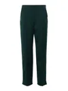 Giorgio Armani Bottle Green Straight Leg Pant In Green