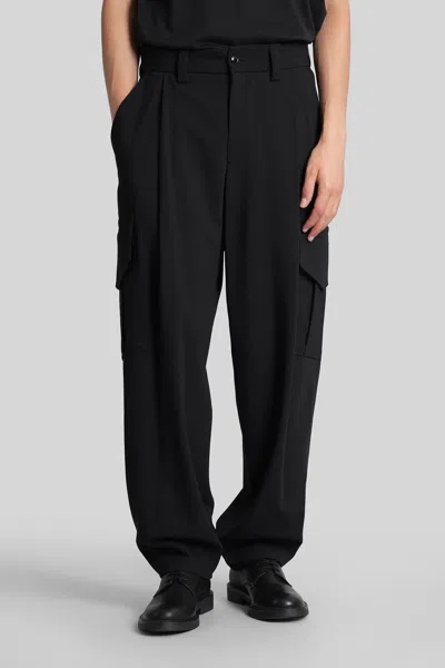 GIORGIO ARMANI PANTS IN BLACK WOOL
