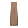 Giorgio Armani Viscose And Silk Blend Trousers In Multicolor