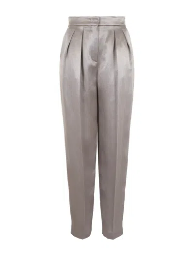 Giorgio Armani Pants In Steel Grey