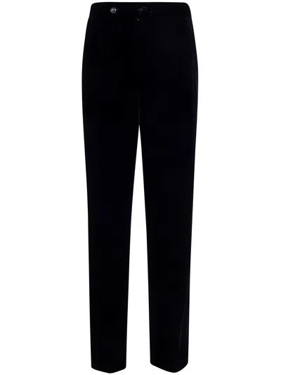 Giorgio Armani Tailored Pants Front And Back Pockets In Black
