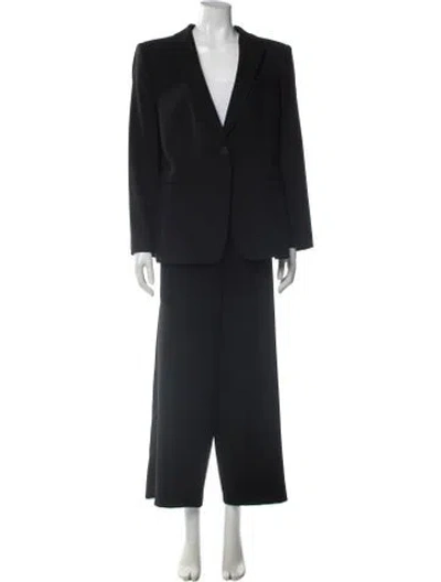 Pre-owned Giorgio Armani Pantsuit In Black