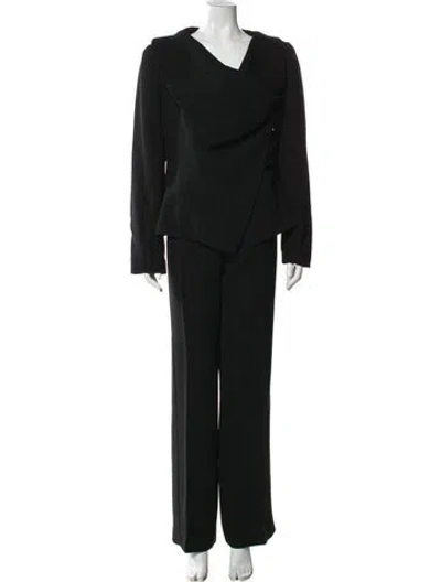 Pre-owned Giorgio Armani Pantsuit In Black
