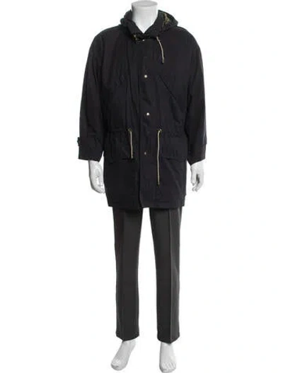 Pre-owned Giorgio Armani Parka In Gray