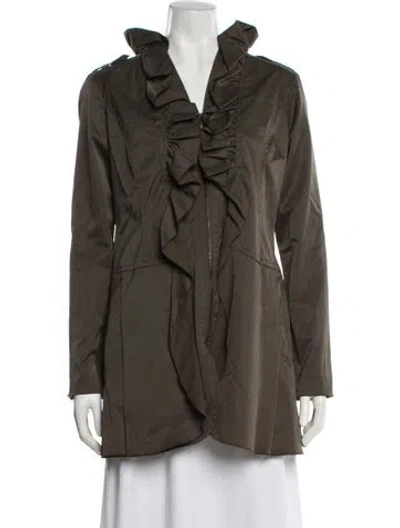 Pre-owned Giorgio Armani Parka In Green