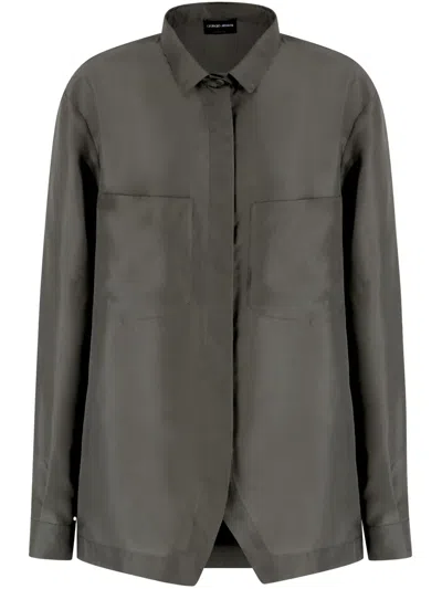 GIORGIO ARMANI PATCH POCKET SHIRT