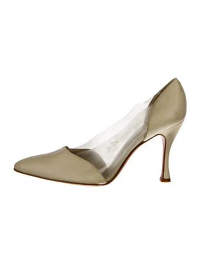 Pre-owned Giorgio Armani Patent Leather D'orsay Pumps