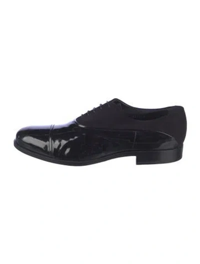 Pre-owned Giorgio Armani Patent Leather Oxfords In Multi
