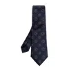 Giorgio Armani Pointed Tie In Blue