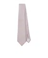 Giorgio Armani Patterned-jacquard Silk Tie In Gray