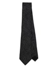 GIORGIO ARMANI PATTERNED-JACQUARD TIE