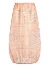 Giorgio Armani Patterned Midi Skirt In Multi