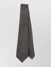 Giorgio Armani Patterned Pointed Tip Tie