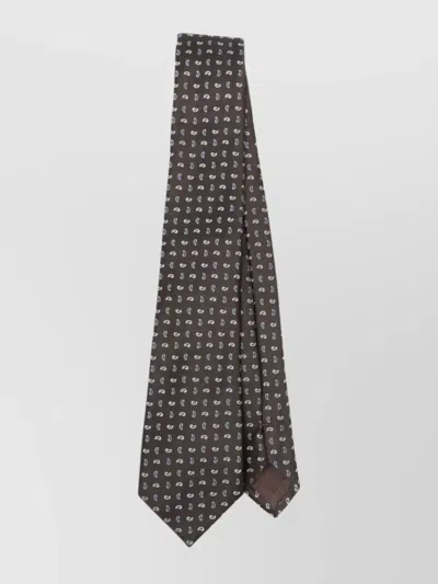 Giorgio Armani Patterned Pointed Tip Tie