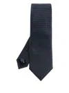 Giorgio Armani Patterned Tie In Blue