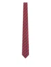 Giorgio Armani Patterned Tie In Brown