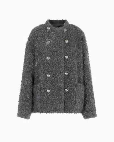 Giorgio Armani Peacoats In Gray