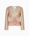 Giorgio Armani Pearlised Nappa-leather Jacket