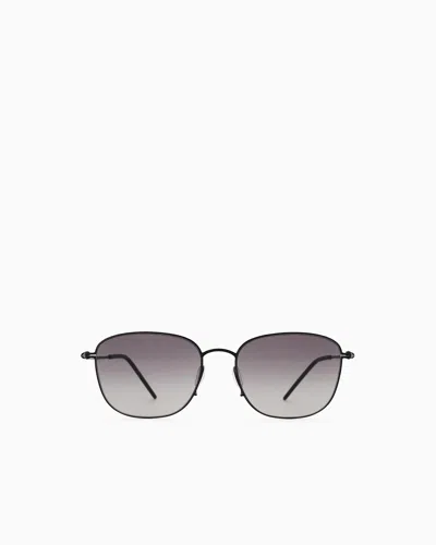 Giorgio Armani Pillow Sunglasses In Black