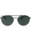 Giorgio Armani Pilot-frame Sunglasses In ブラック
