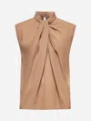 Giorgio Armani Blouse In Washed Silk Double Georgette
