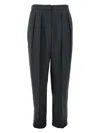Giorgio Armani Pleat-detail Trousers In Grey